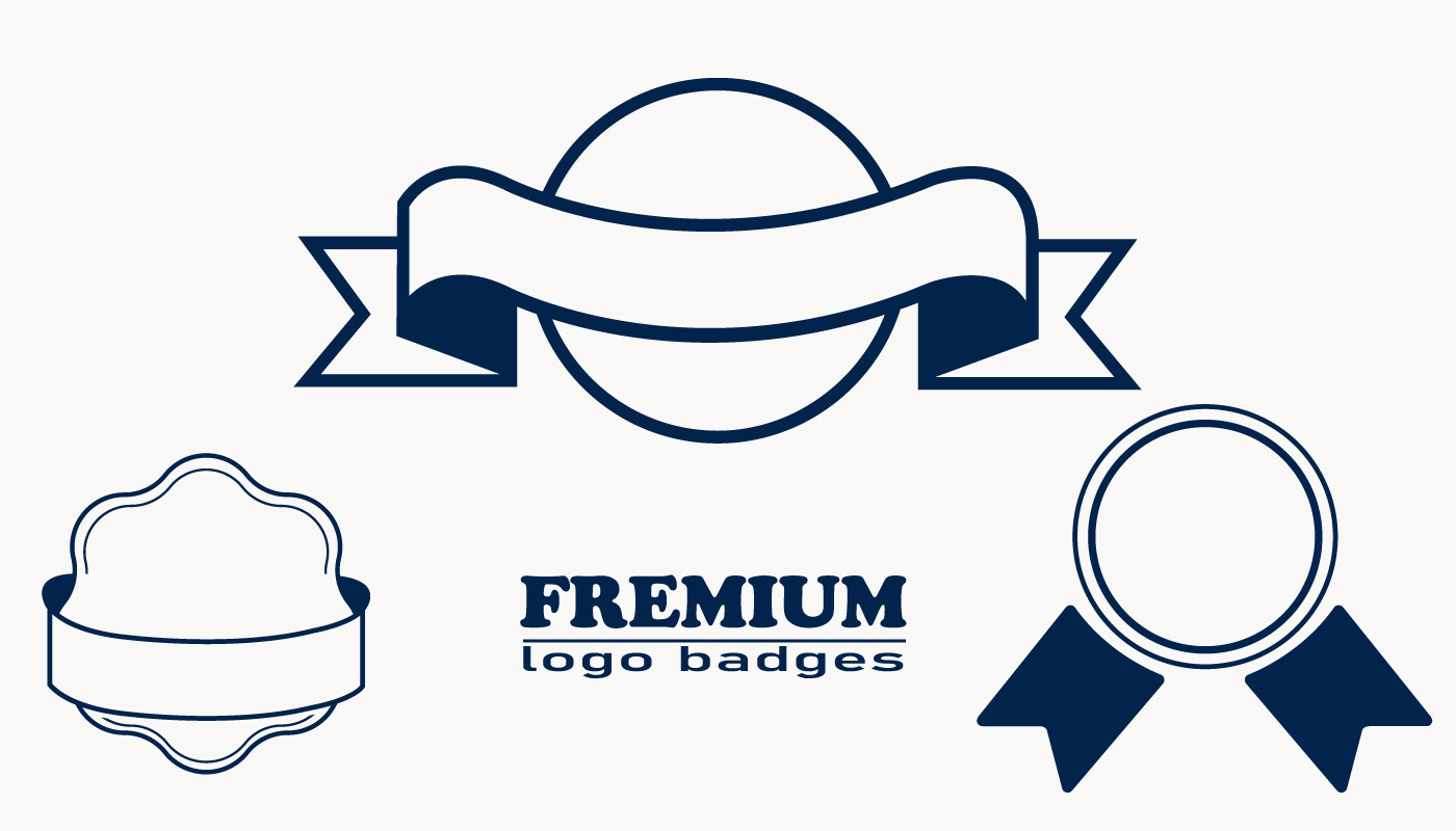 Retro Logo Badge Sticker Vector Elements