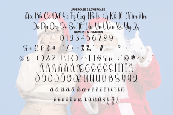 Santaday Font PNG with transparent background - Preview 6