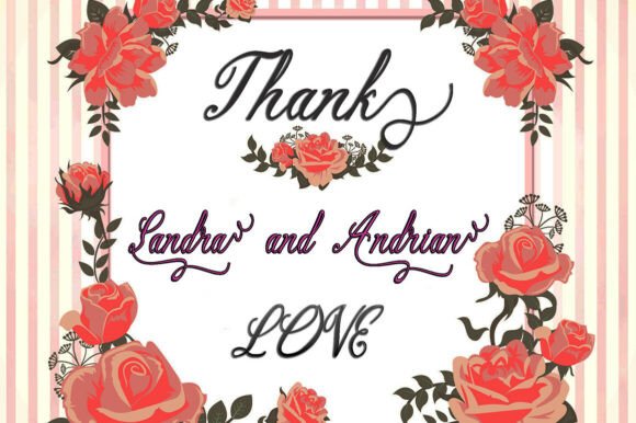 Santhia Font PNG with transparent background - Preview 3