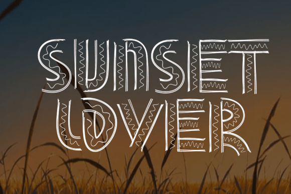 Smart Unique Font PNG with transparent background - Preview 2