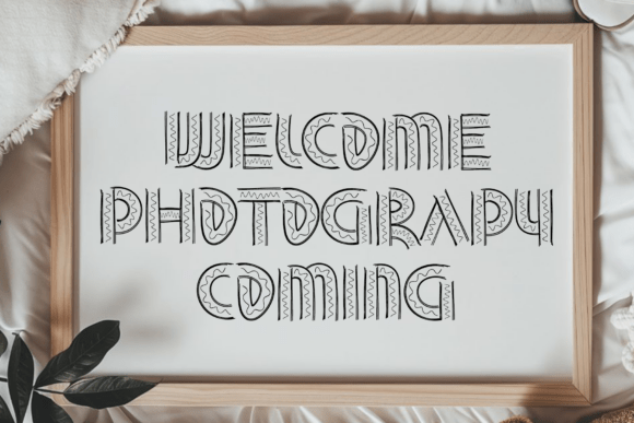 Smart Unique Font PNG with transparent background - Preview 3