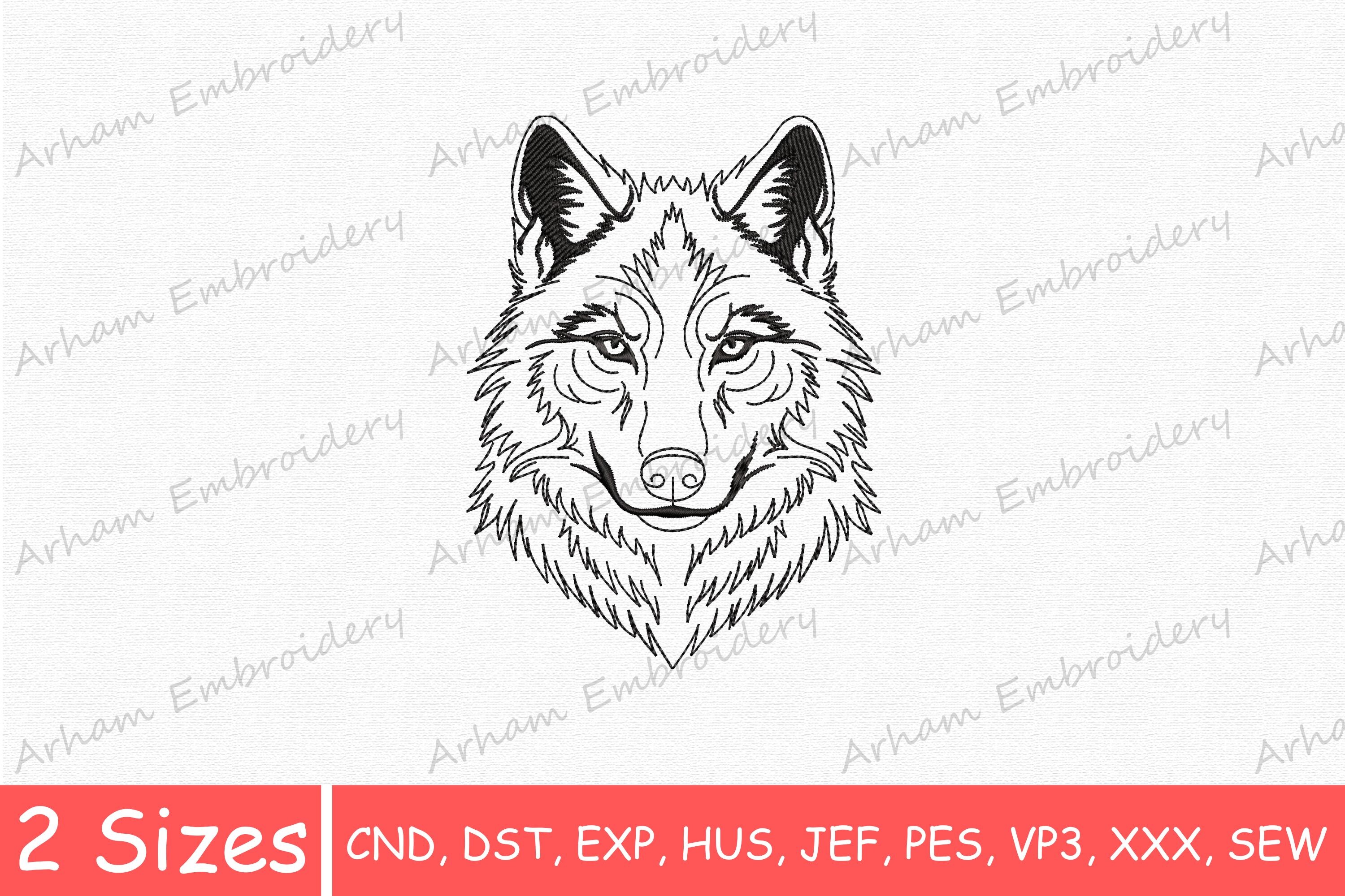 Wild Wolf Face