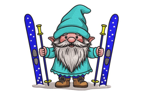 Winter Ski Gnome