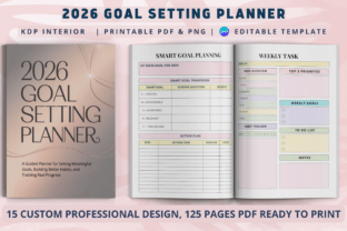 2026 Goal Setting Planner Graphic by Interior Creative · Creative Fabrica