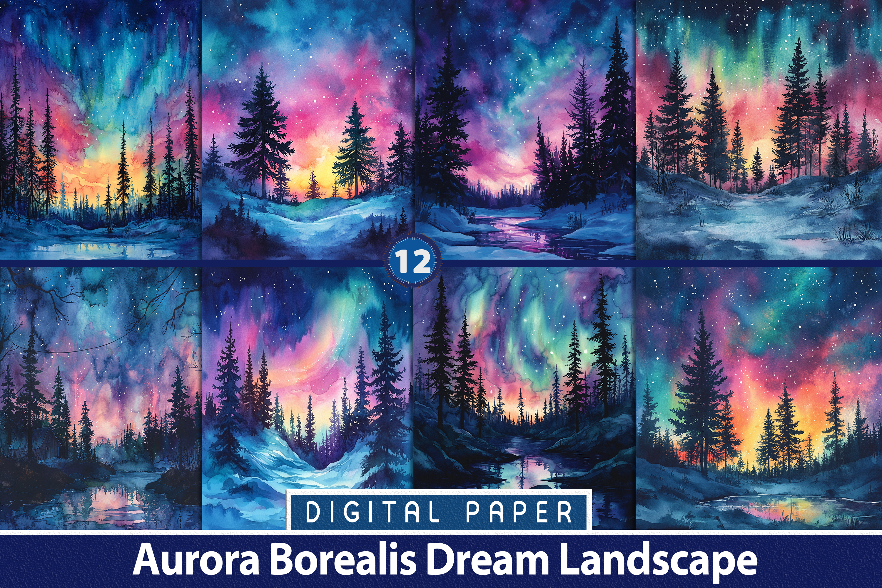 Aurora Borealis Dream Landscape