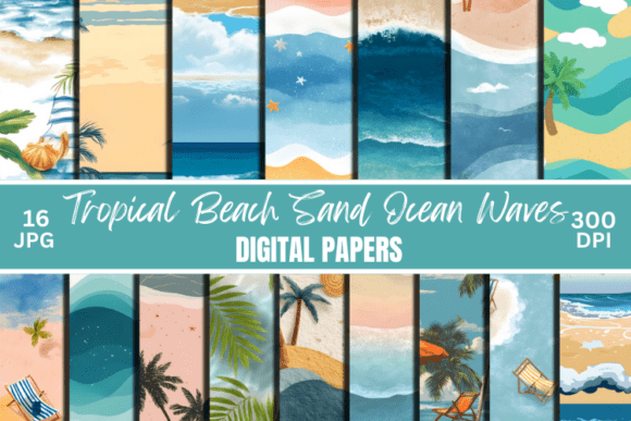 Beach Sand Background Digital Papers