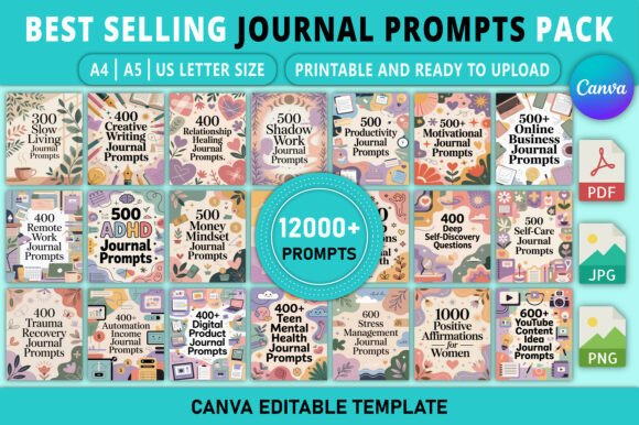 Best Selling Journal Prompts Pack