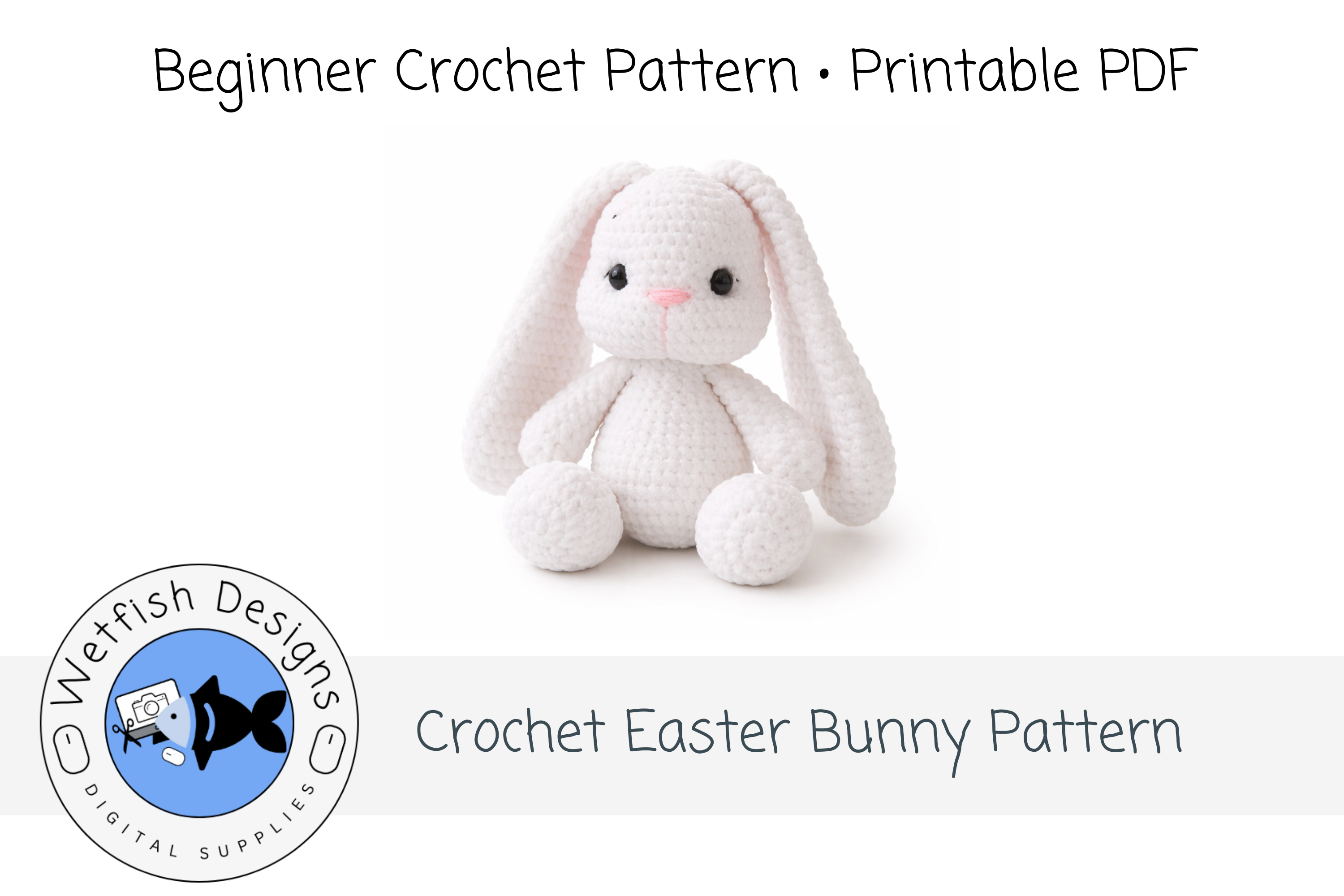 Crochet Easter Bunny PDF Pattern