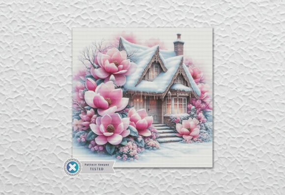 Cross Stitch Pattern PDF Magnolia House