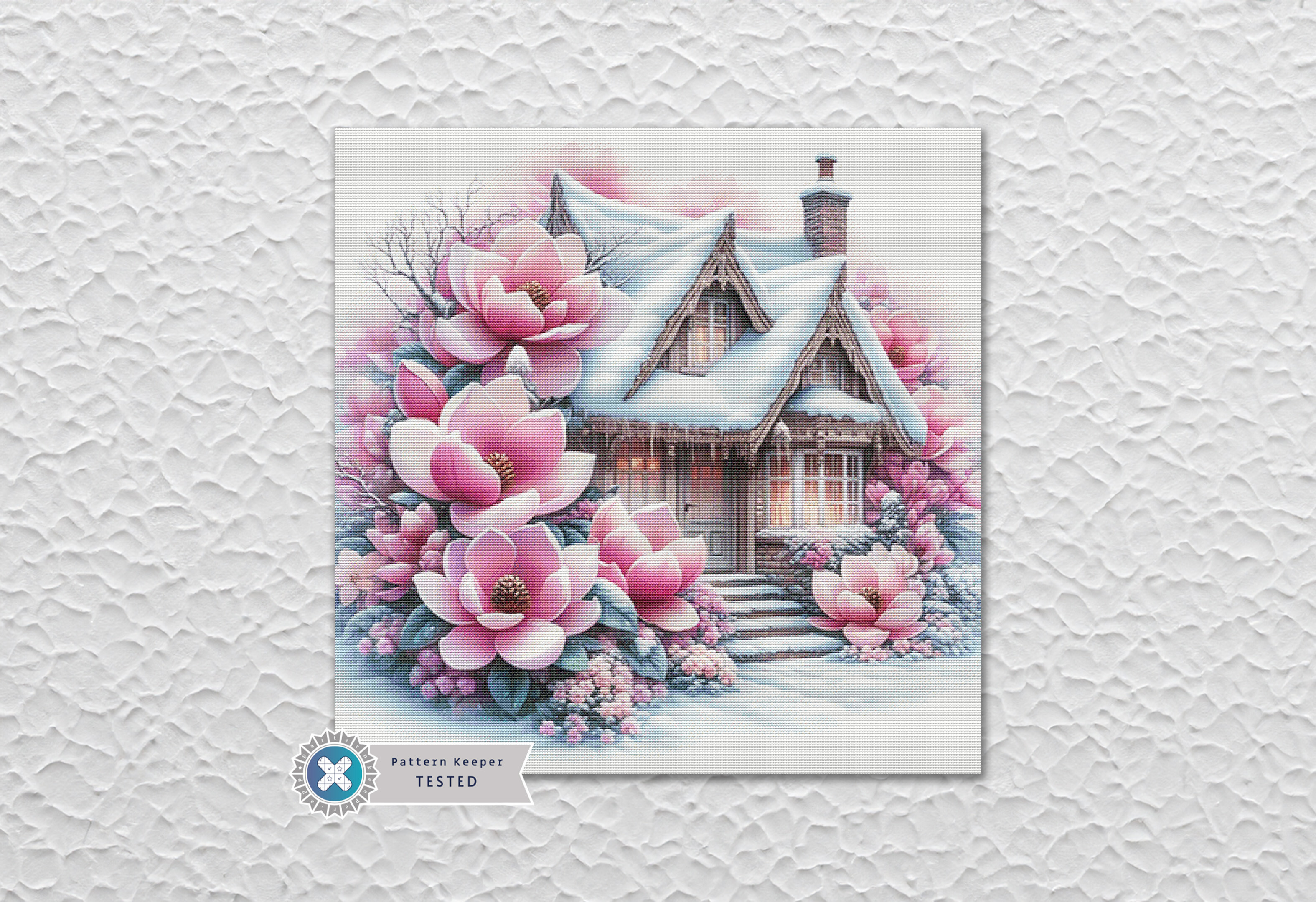 Cross Stitch Pattern PDF Magnolia House