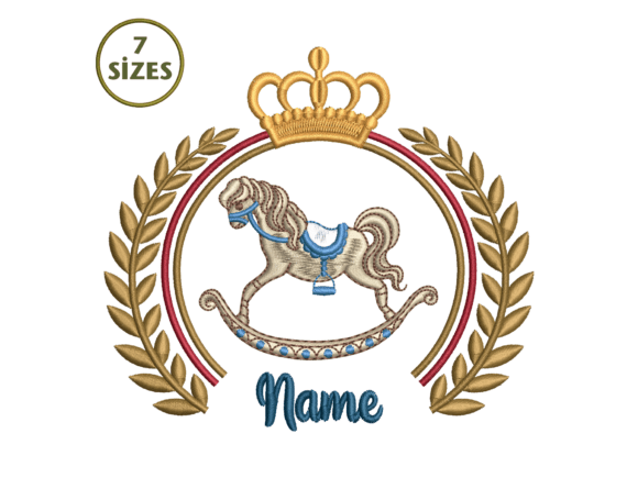 Crown Rocking Horse (Digital Download)