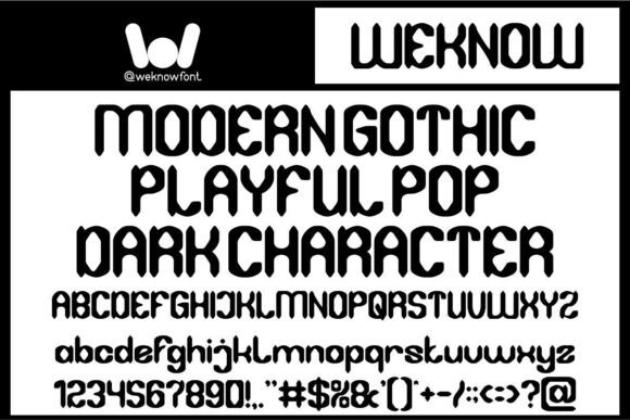 Dark Gothic Font - Preview 3