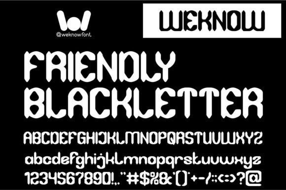 Dark Gothic Font - Preview 4