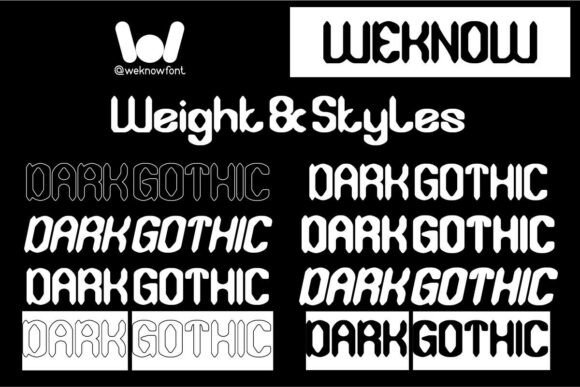 Dark Gothic Font - Preview 6
