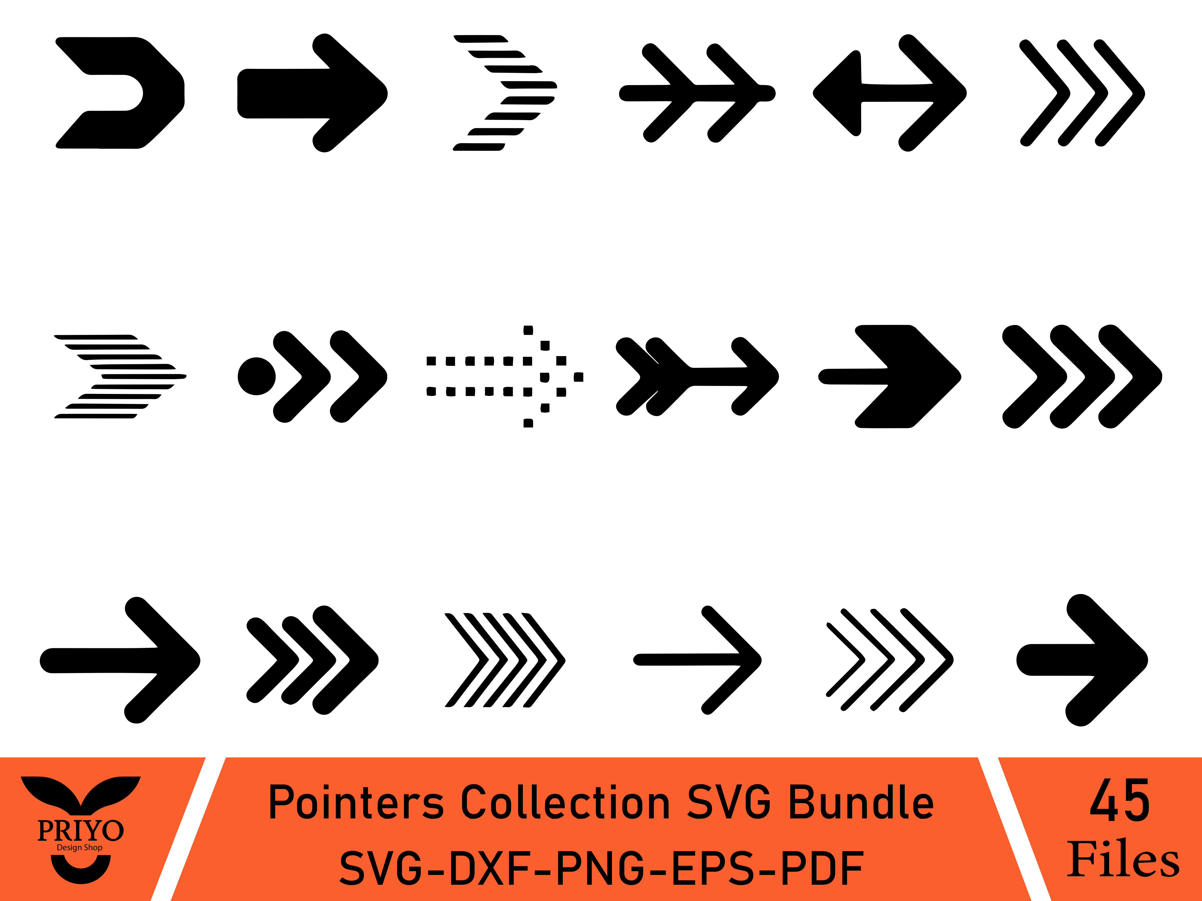 Dynamic Pointer & Arrow SVG Bundle