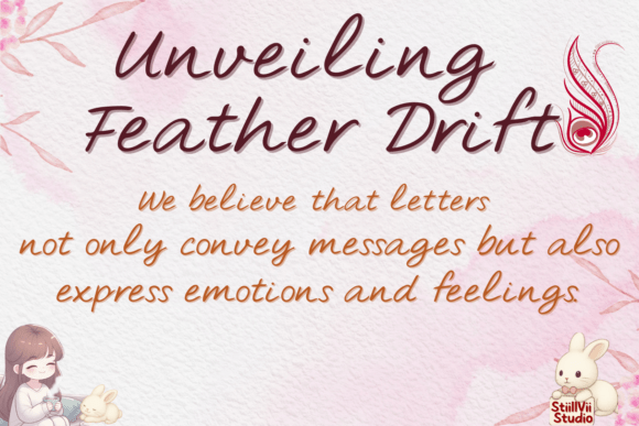 Feather Drift Font - Preview 1