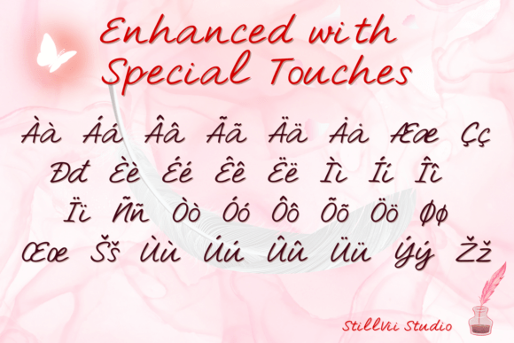 Feather Drift Font - Preview 6