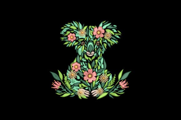 Floral Koala