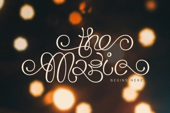 Flourel Font - Preview 1