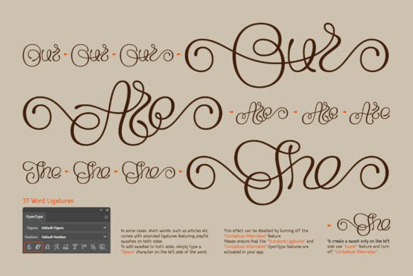 Flourel Font - Preview 3