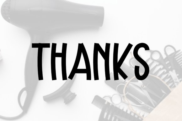 Hairdryer Font - Preview 4