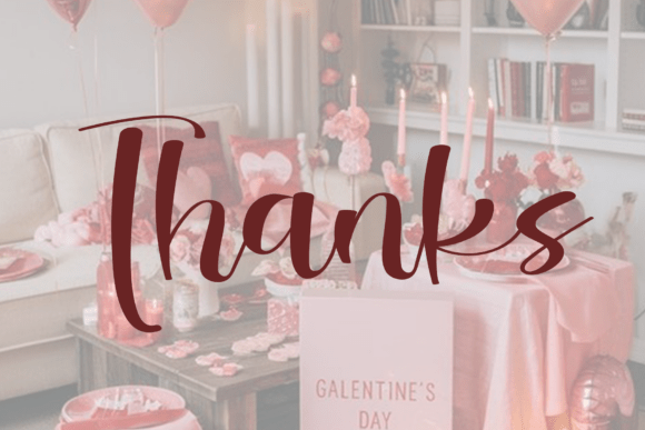 Happy Valentine Font - Preview 6