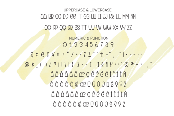 Hightlatter Font PNG with transparent background - Preview 6