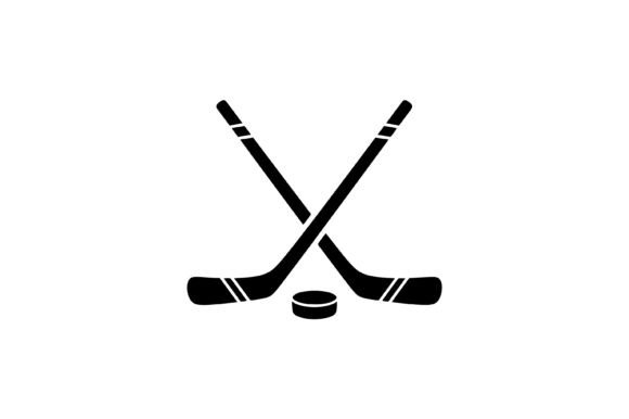 Ice Hockey Sticks Vector Illustration