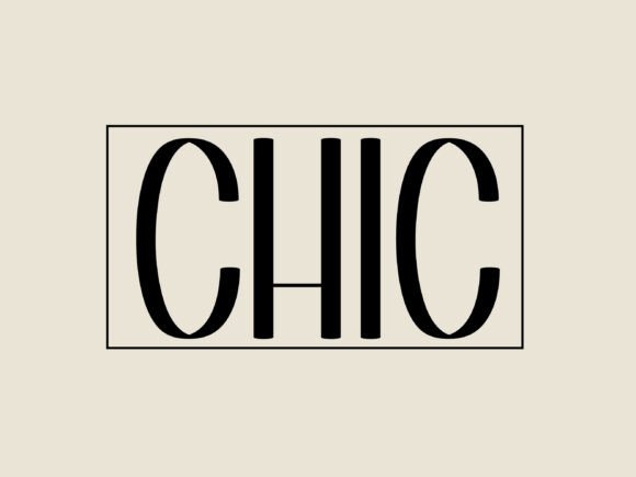 Modern Chic Font PNG with transparent background - Preview 3