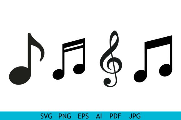 Music Notes Icon Set