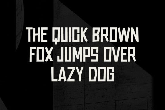 Omtre Block Font PNG with transparent background - Preview 1