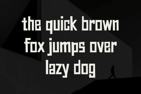 Omtre Block Font PNG with transparent background - Preview 2