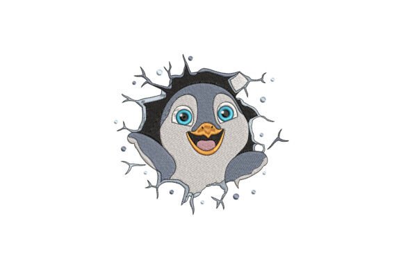 Penguin Hole in a Wall