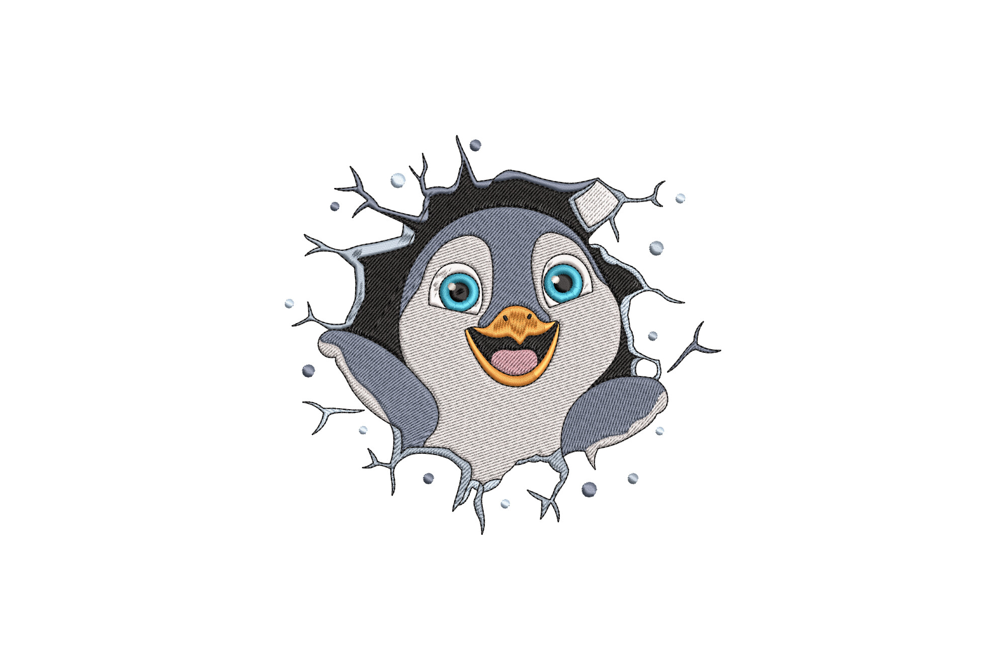Penguin Hole in a Wall