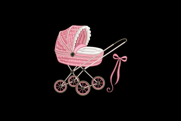 Pink Baby Carriage