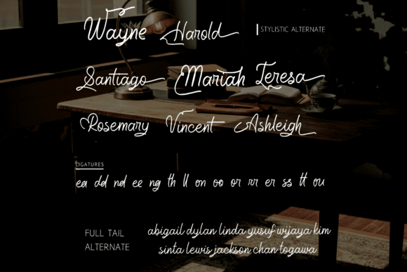 Aleandra on the Soundwaves Font - Preview 5