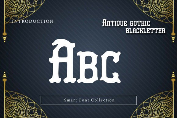 Antique Gothic Font - Preview 1