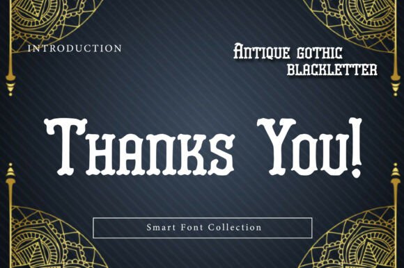 Antique Gothic Font - Preview 2