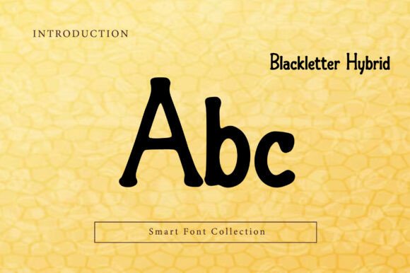 Blackletter Hybrid Font - Preview 1