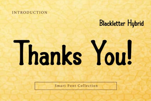 Blackletter Hybrid Font - Preview 2