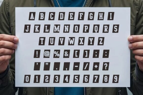 Block Point Font - Preview 4
