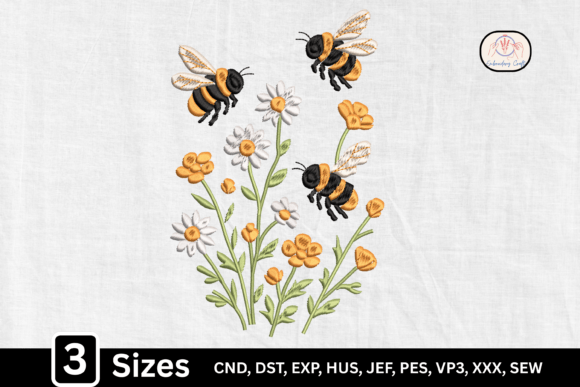 Botanical Wildflower Honey Bee
