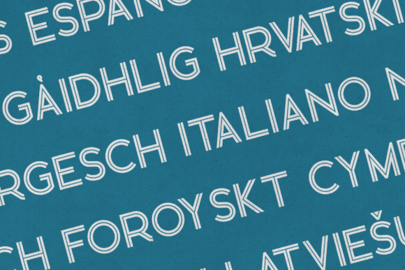 Bronx Twolines Edition Font - Preview 1