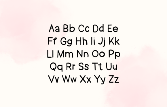 Camellia Font - Preview 1