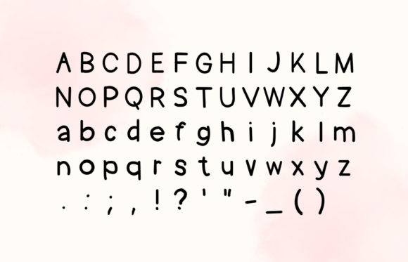 Camellia Font - Preview 3
