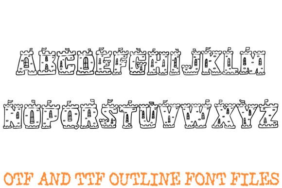 Castle Turret Font - Preview 1