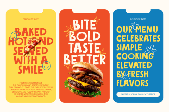 Cheerful Scribble Font - Preview 3