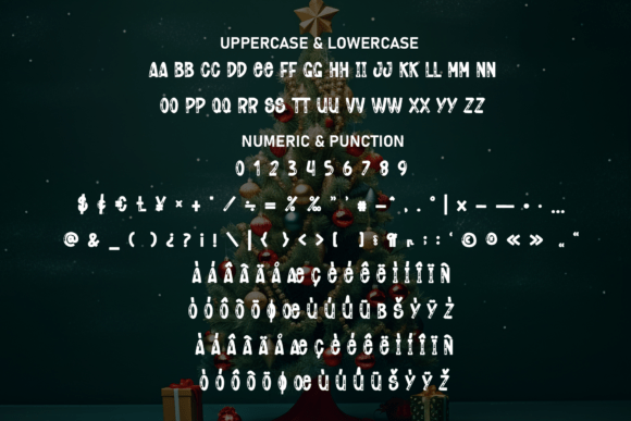 Christmas Tree Font - Preview 6