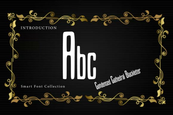 Condensed Cathedral Font - Preview 1