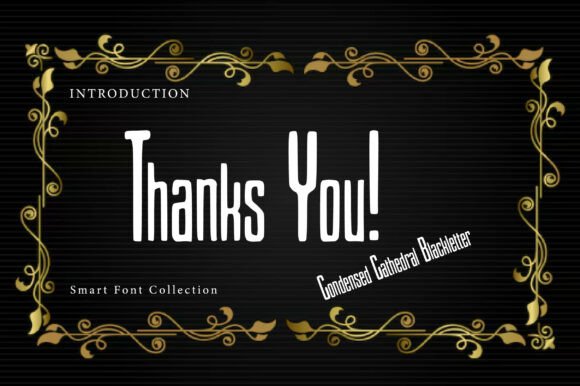 Condensed Cathedral Font - Preview 2